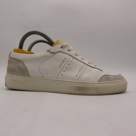 Axel Arigato Women's  Size 8.5 Gray White Leather Low Top Sneakers - Picture 1 of 11